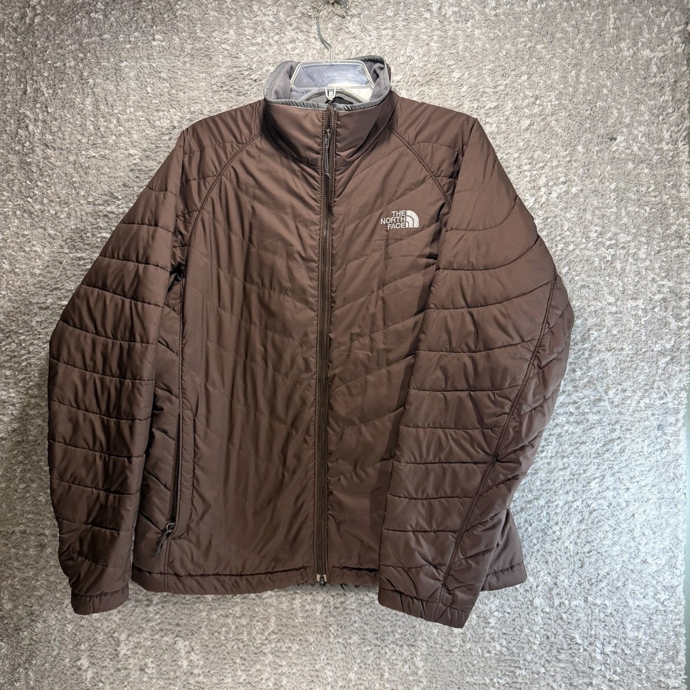 The North Face Brown Puffer Jacket Women's Large Jacket Outdoor Nature Pockets